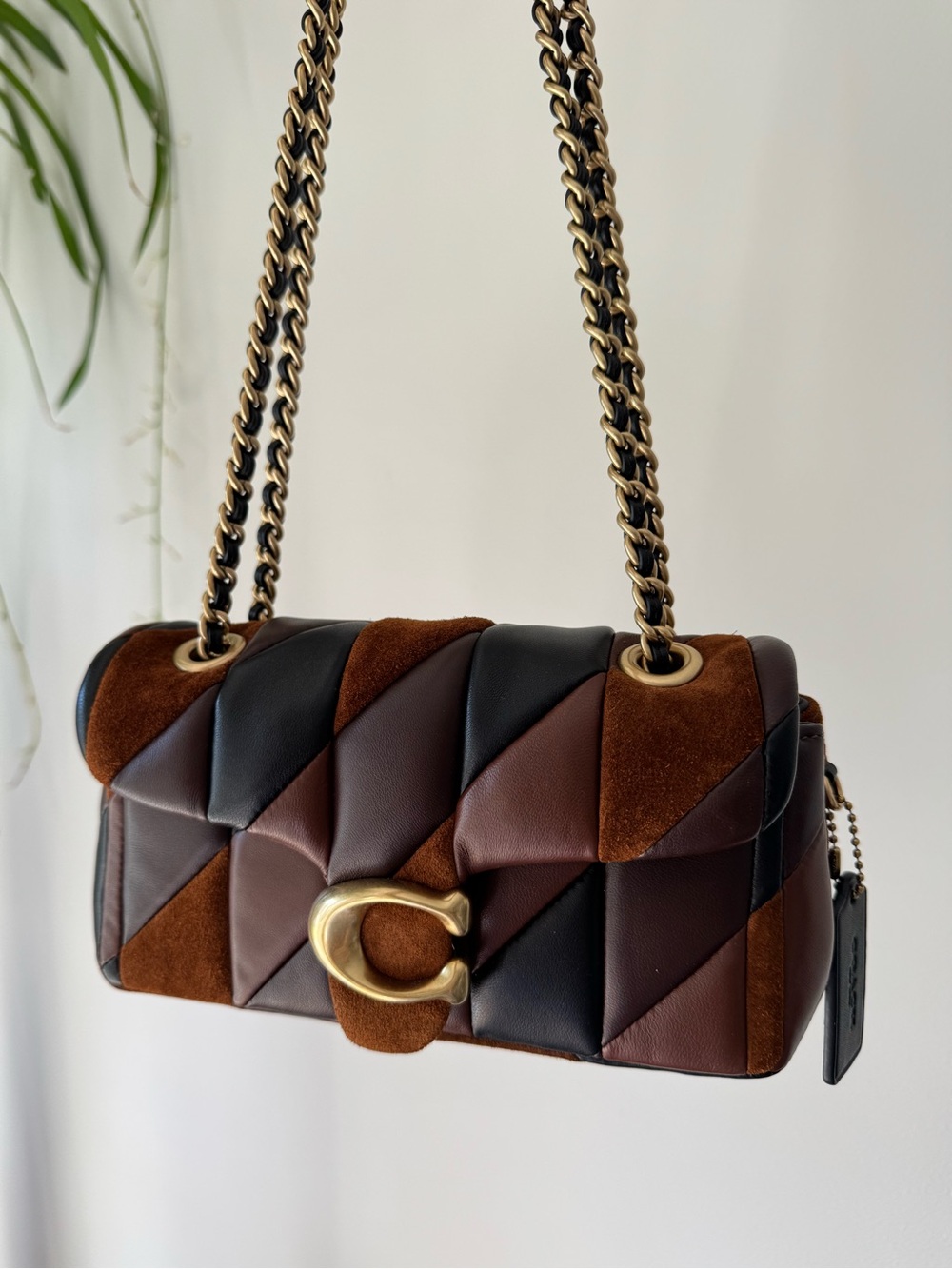 Coach Tabby Quilted Patchwork Shoulder Bag